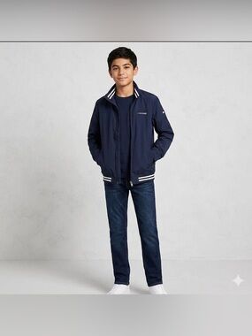 Jacket Tommy hilfilger kids blue size LG 12/14